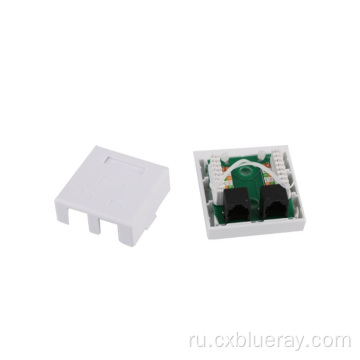 Cat5e UTP Двойной порт RJ45